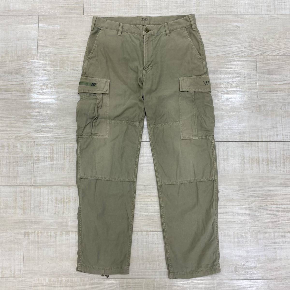 WTAPS JUNGLE STOCK TROUSERS COTTON SATIN WHO DARES WINS 111LTDT-PTM01 ダブルタップス ジャングル ストック カーゴ パンツ サイズ L