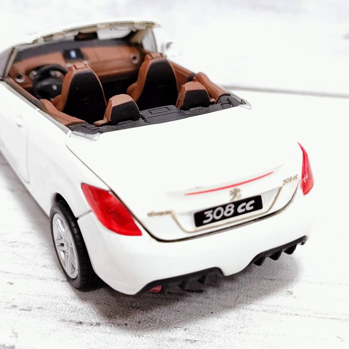 ミニカー ノレブ NOREV プジョー PEUGEOT 308CC 1/43 スケール オープンカー 破損有 コレクション 【5732