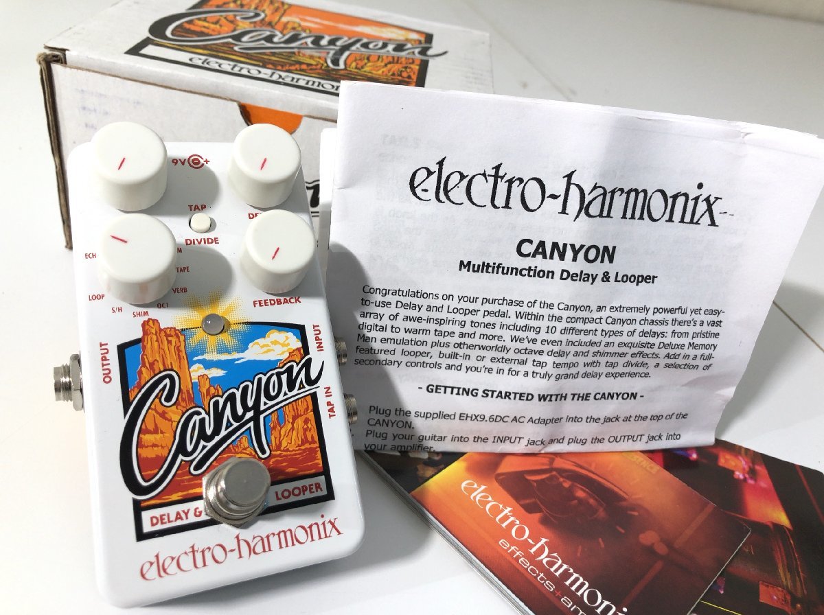 electro-harmonix CANYON Delay 多機能ディレイ ルーパー●D124T501
