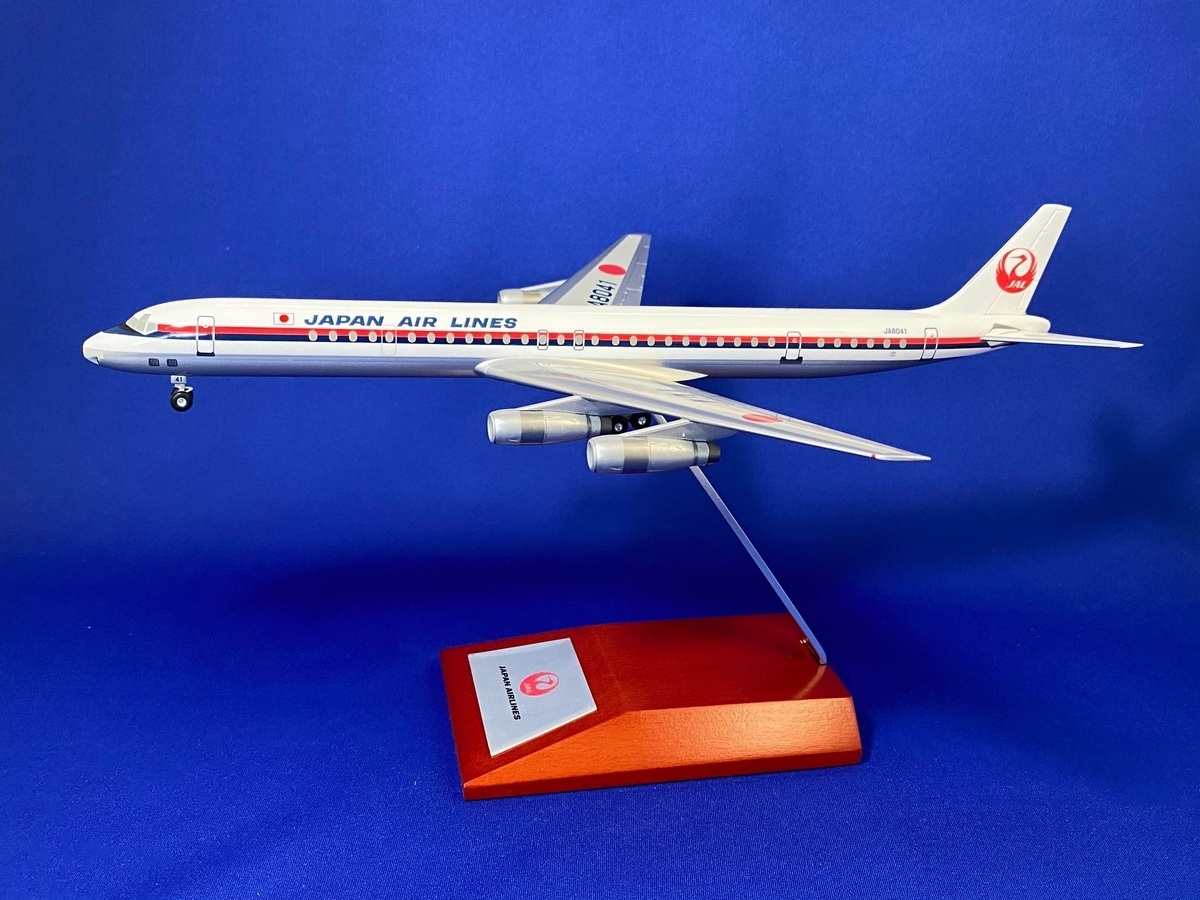JAL DC-8-61 1/200 プラスチックモデル完成品 JALUX 【公式通販】
