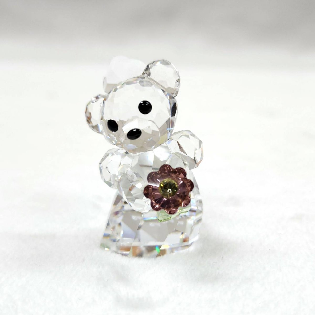 SWAROVSKI スワロフスキー ベア ペア ウェディング 箱 ミラー付き