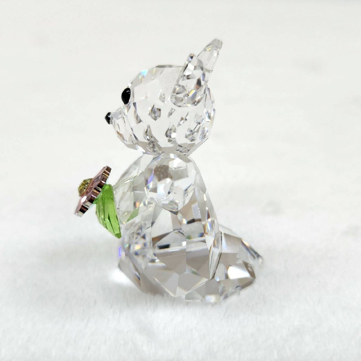 SWAROVSKI スワロフスキー ベア ペア ウェディング 箱 ミラー付き