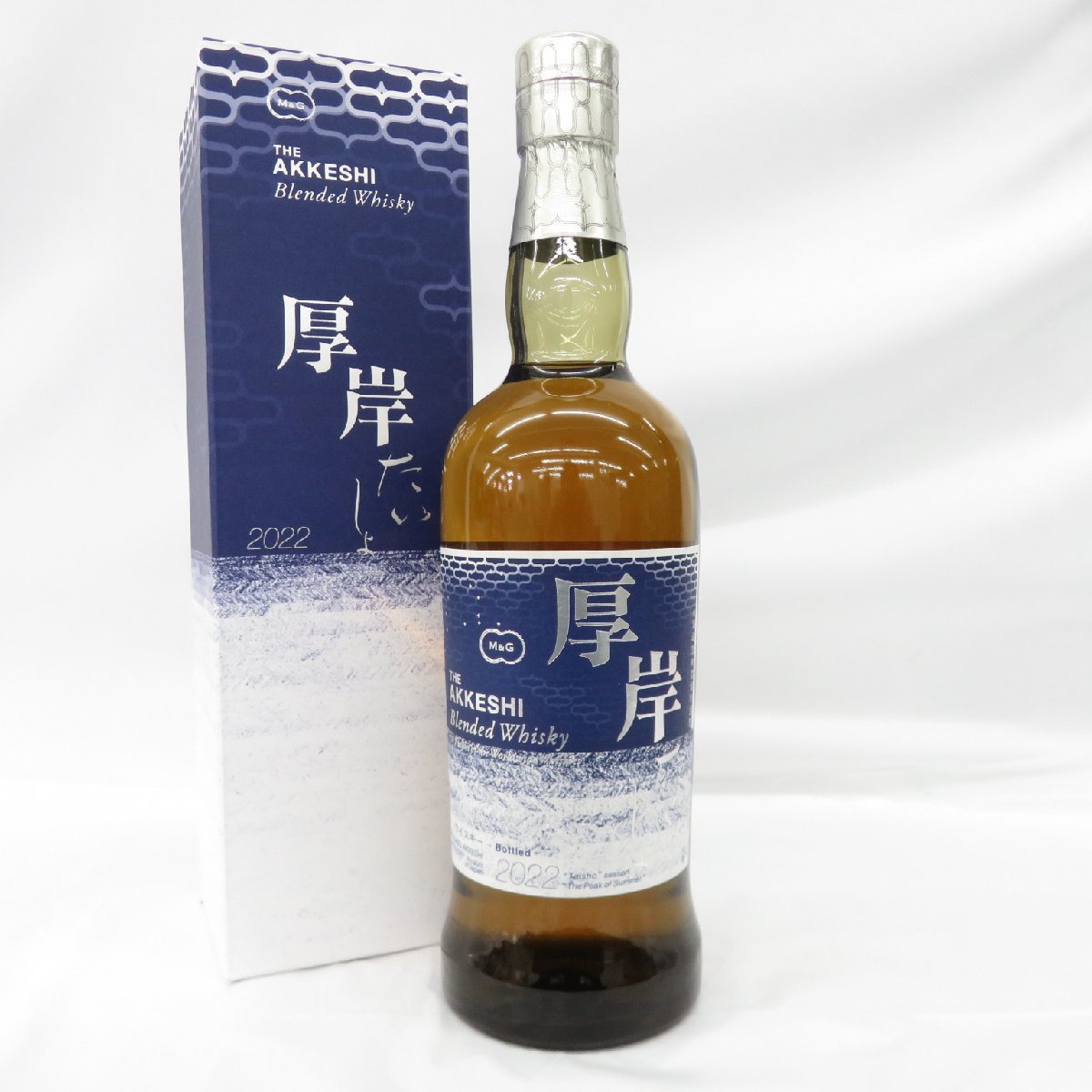 【未開栓】厚岸 THE AKKESHI 大暑 たいしょ 2022 ブレンデッド ウイスキー 700ml 48% 箱付き 11183640 0110