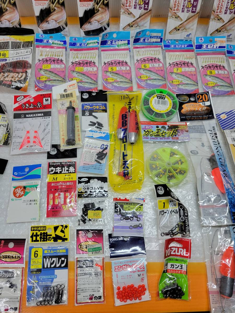 未使用品有り！ 釣り具 まとめ Δ7597VΔ 現状品 ウキ 釣り針 錘 針はずし テグス ハリス 仕掛け 天秤 趣味 魚釣り 海釣り 大量 ストック