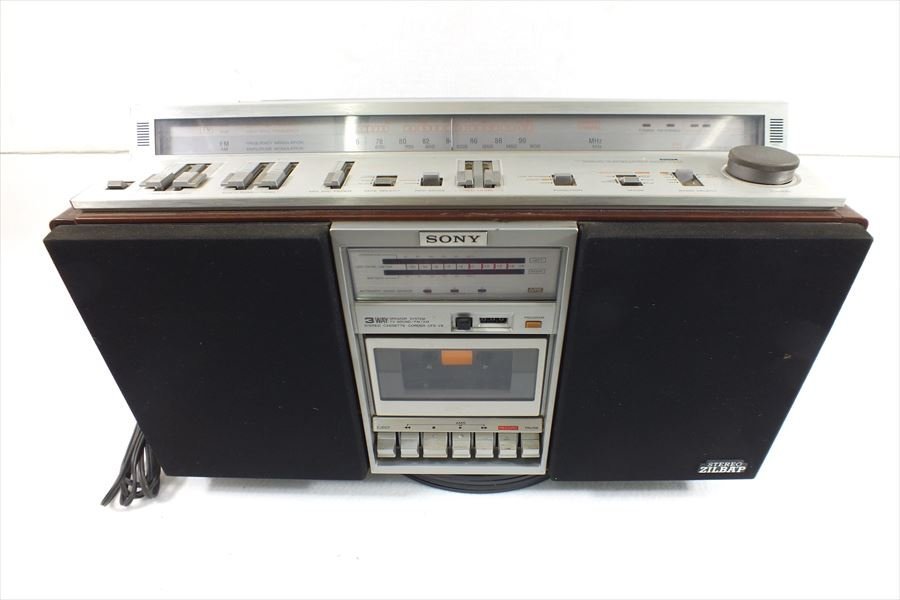 ソニー SONY ラジカセ CFS-V8 Yahoo!オークション - ジルバップ ZILBA