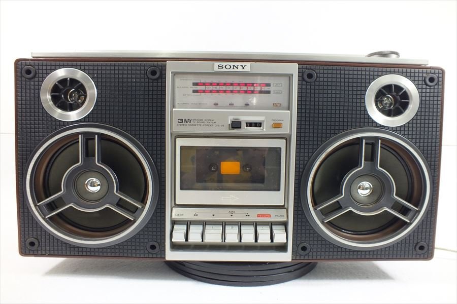 ソニー SONY ラジカセ CFS-V8 Yahoo!オークション - ジルバップ ZILBA