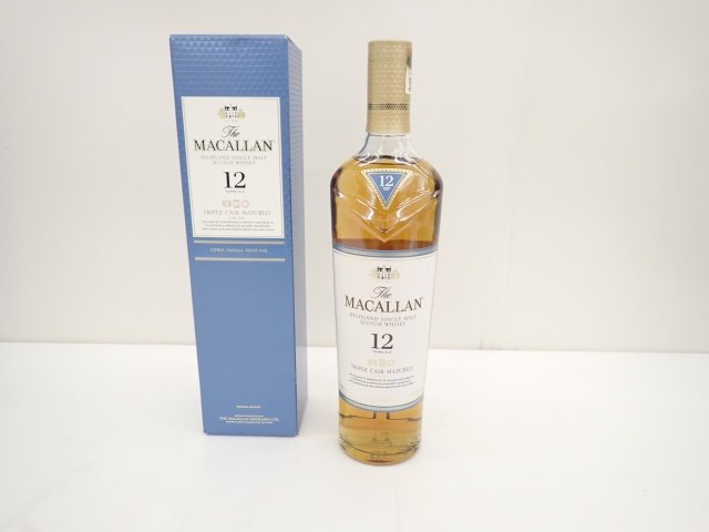 未開栓】The MACALLAN ザ・マッカラン 12年 トリプルカスク ウイスキー