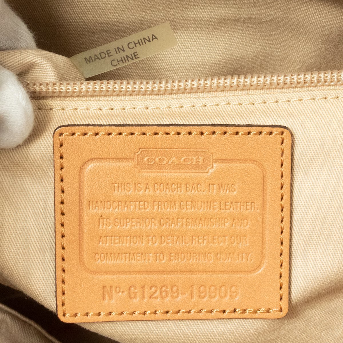 1円スタート】COACH コーチ 19909 レガシー カラーブロック キャリー 