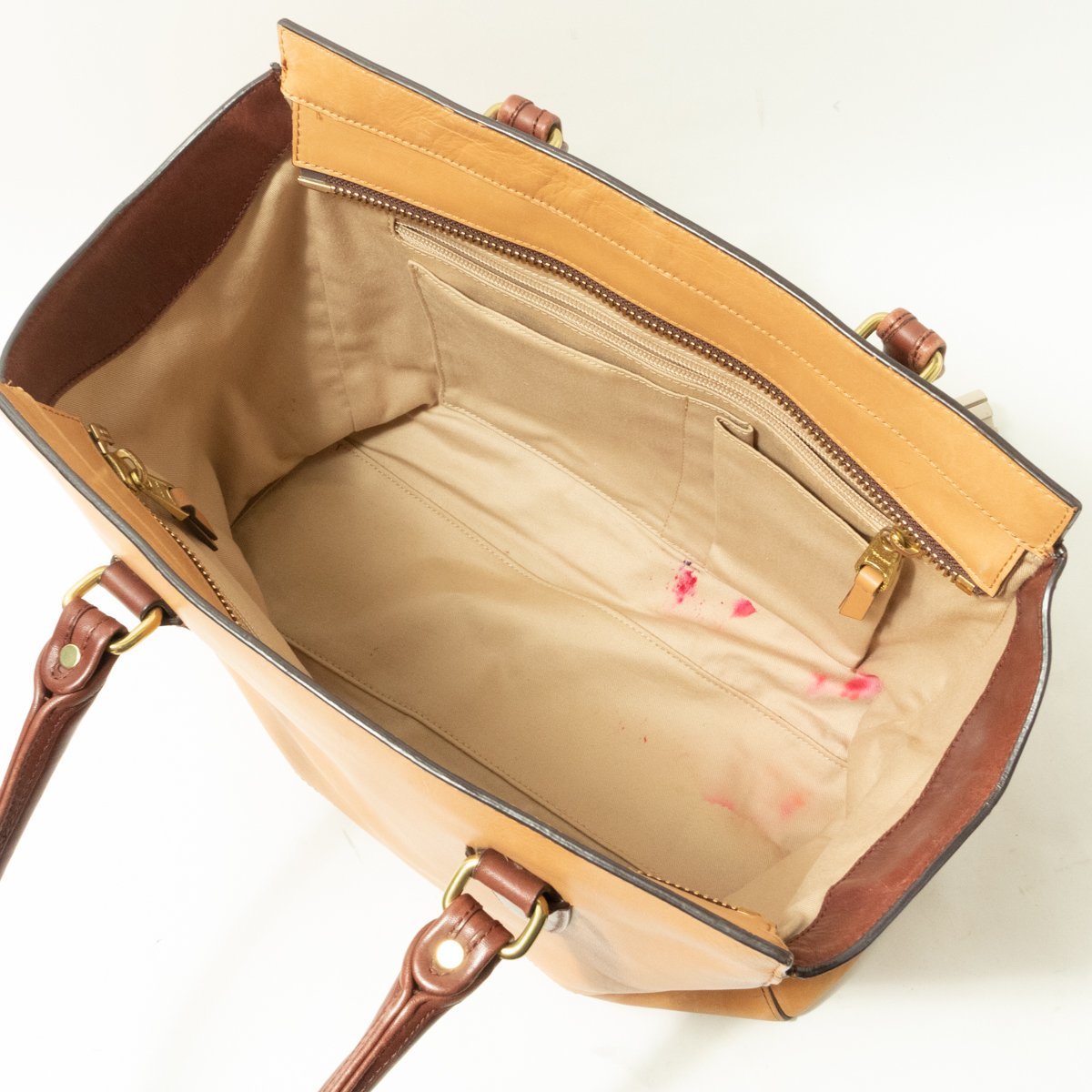 1円スタート】COACH コーチ 19909 レガシー カラーブロック キャリー 