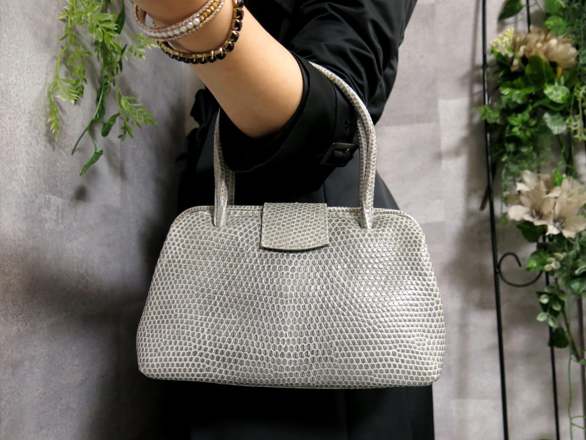 konigin(クーニギン)リザード革ハンドバッグ 【公式通販】