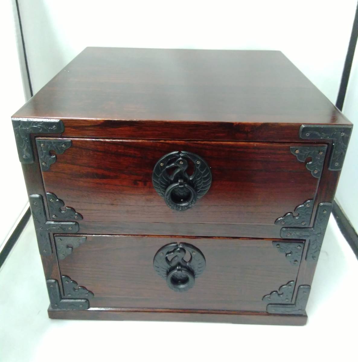 岩谷堂箪笥 桜木作 小物入れ 小箱 小引き出し 和家具 民芸家具 2