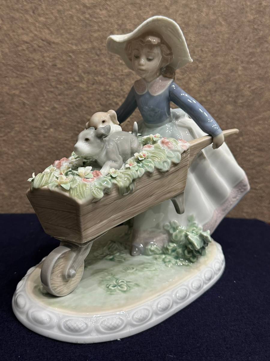 LLADRO リヤドロ「乗せてあげる」#5460/箱付 管理1898