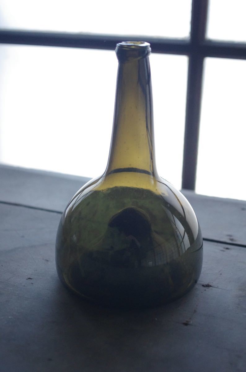 オランダ オニオンボトル 検索/18世紀 19世紀 1700年代 1800年代 アンティーク 民藝 工芸 