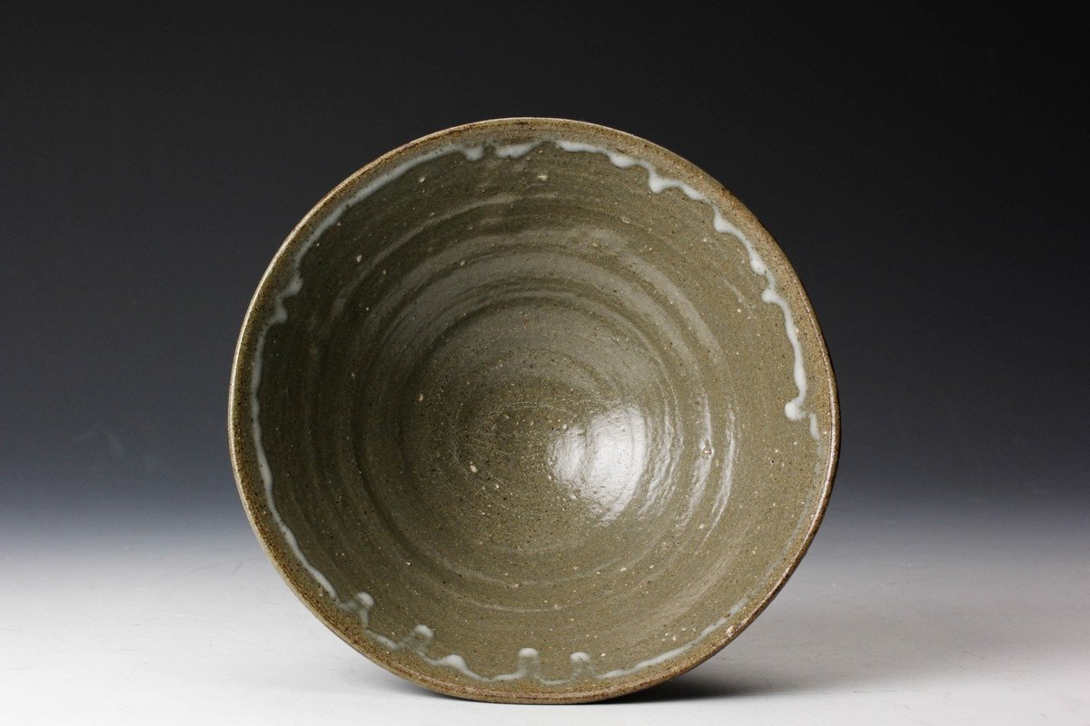 佳香】石田陶春 堀内宗完(兼中斎)題 『不空』丹波茶碗 共箱 茶道具