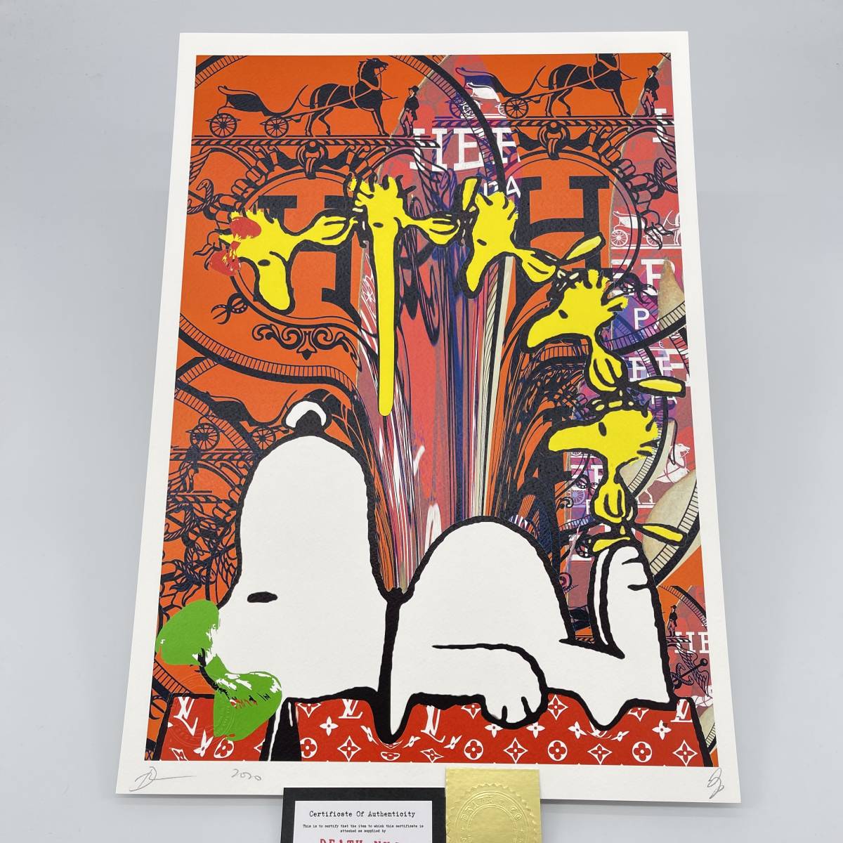 DEATH NYC 世界限定100枚 アートポスター SNOOPY スヌーピー トム 