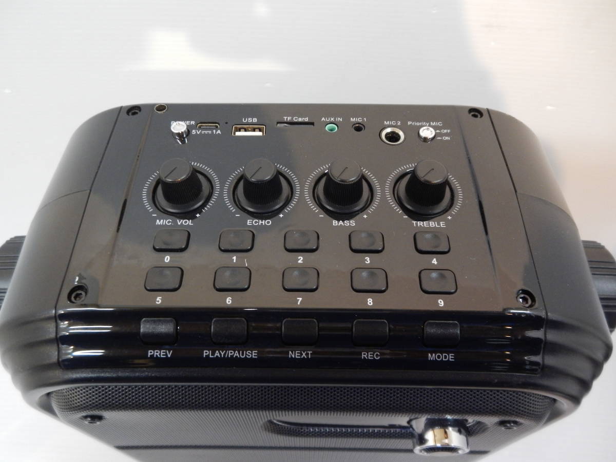 ZK1628c JYX JYX-66BT カラオケマシン ポータブル 充電式 スピーカー