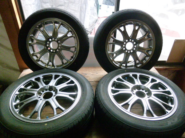  IMPUL インパル アウラ SR-08 15&times;6J+50 100/4H 185/55R15 バリ溝 マーチ ノート(ラジアルタイヤ)｜売買されたオークション情報、yahooの商品情報をアーカイブ公開 - オークファン 4穴