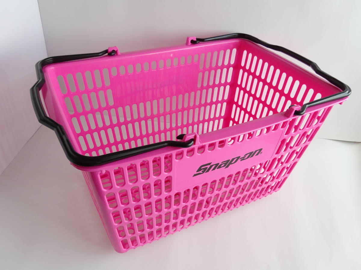 Snap-on スナップオン ショッピングバスケット 買い物カゴ ピンク