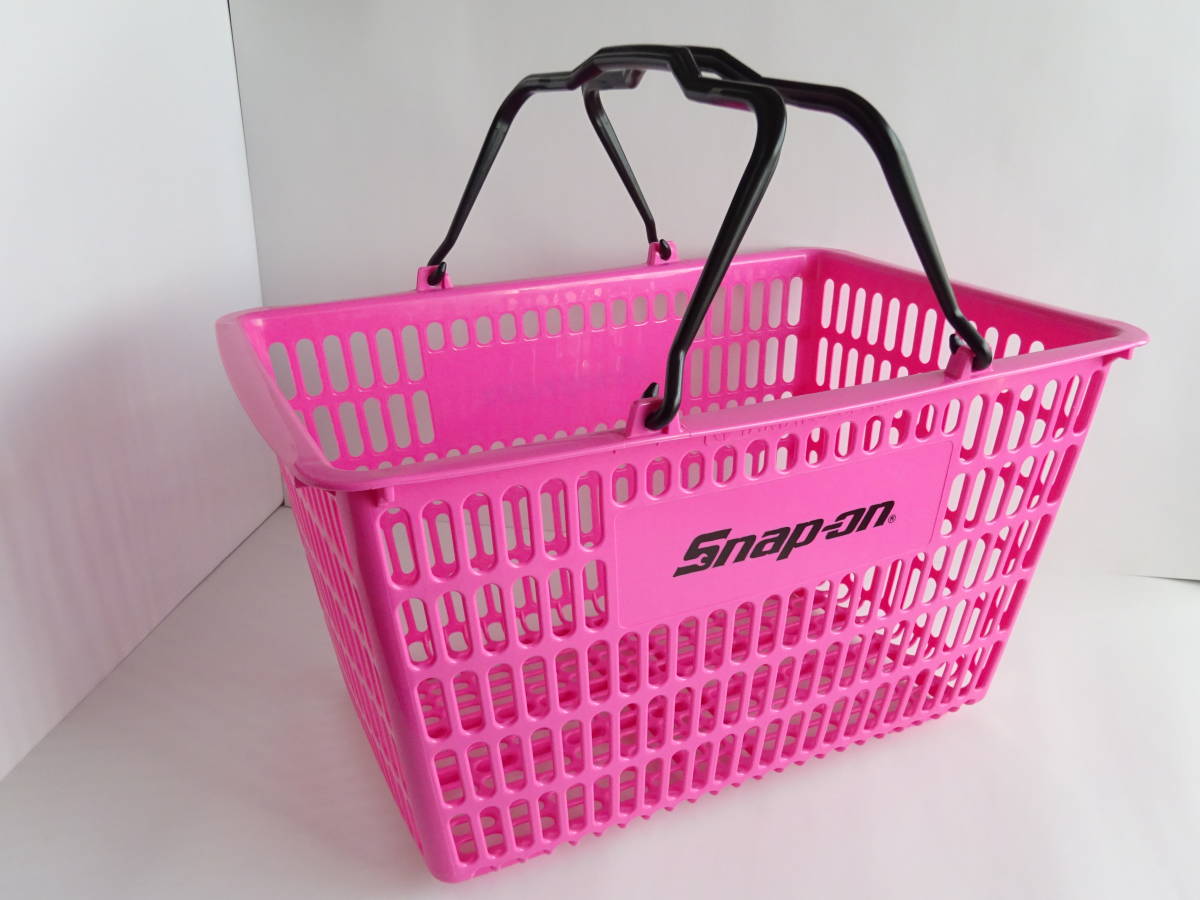 Snap-on スナップオン ショッピングバスケット 買い物カゴ ピンク