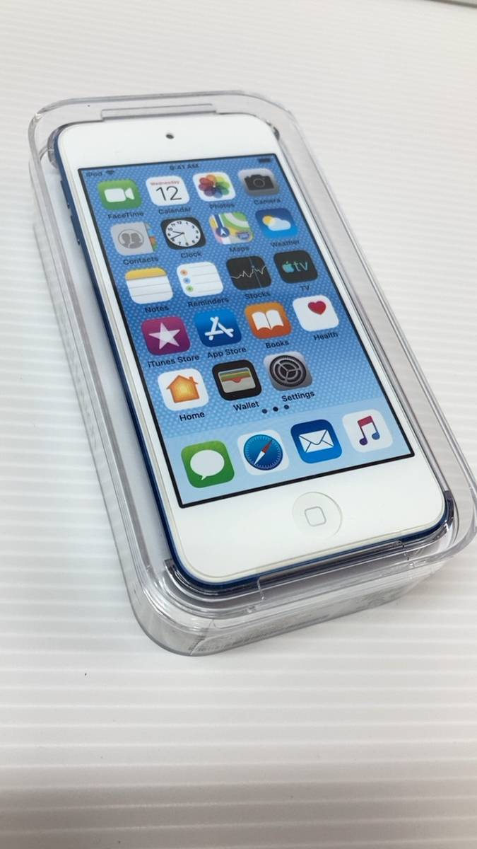 255 〓 展示品 Apple iPod touch ブルー 32GB 第7世代 3F758J/A デモ機