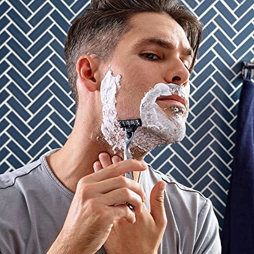 ジレット マッハシンスリー ターボ 本体(替刃1コ付) 髭剃り カミソリ 男性 メンズ シルバー 1個 (x 1)_9