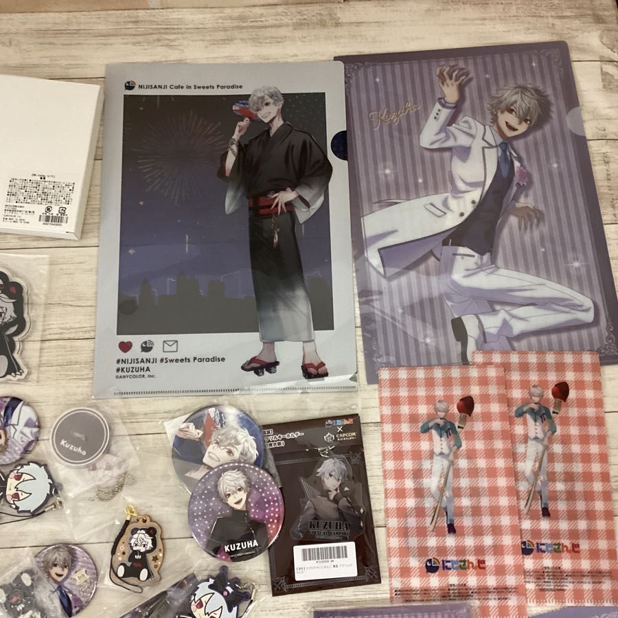 現状】キャラ分け Vtuber にじさんじ 葛葉 グッズ まとめ売り クリア 