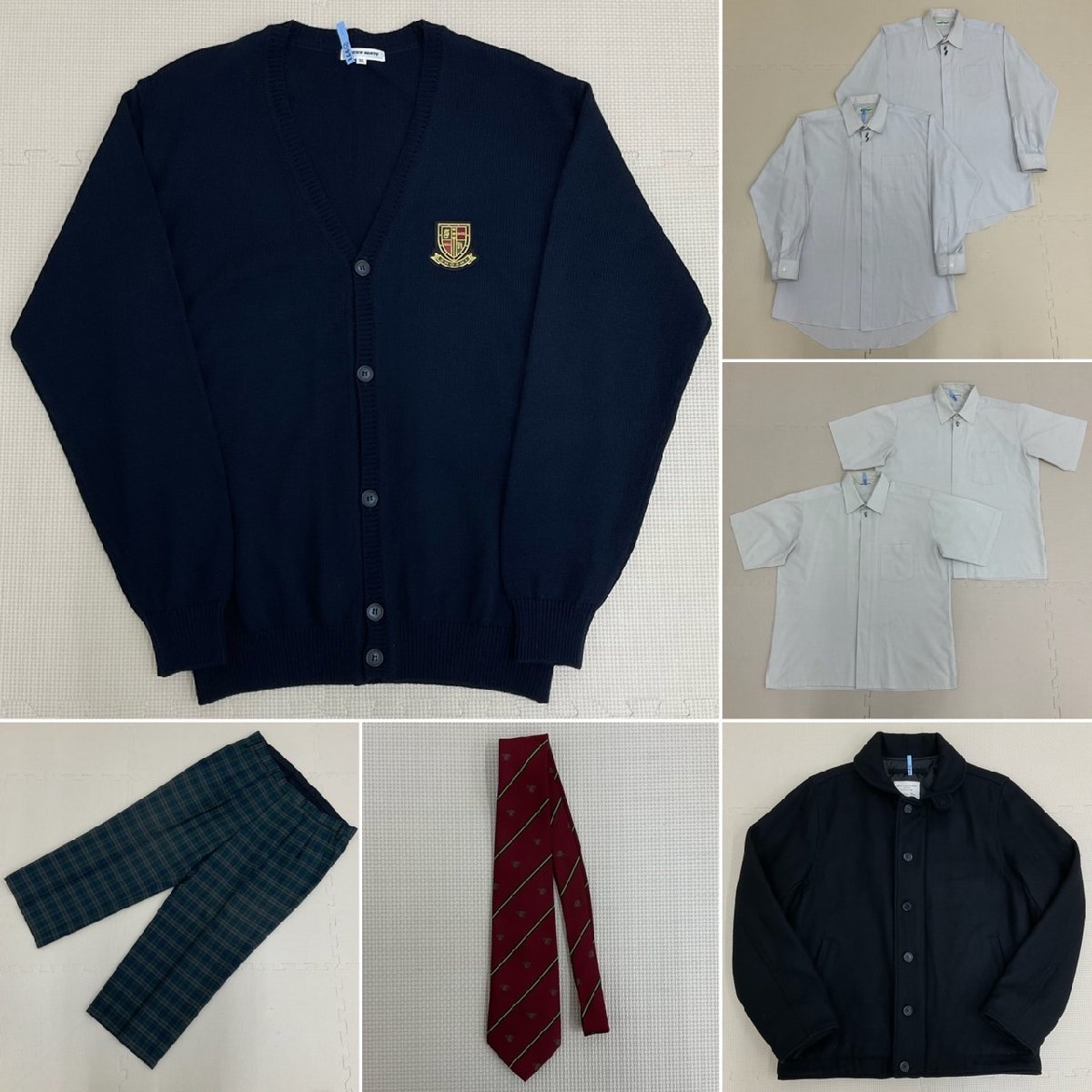 UT266-3 (中古) 福島県 私立 尚志高校 男子学生服 10点セット /旧制服