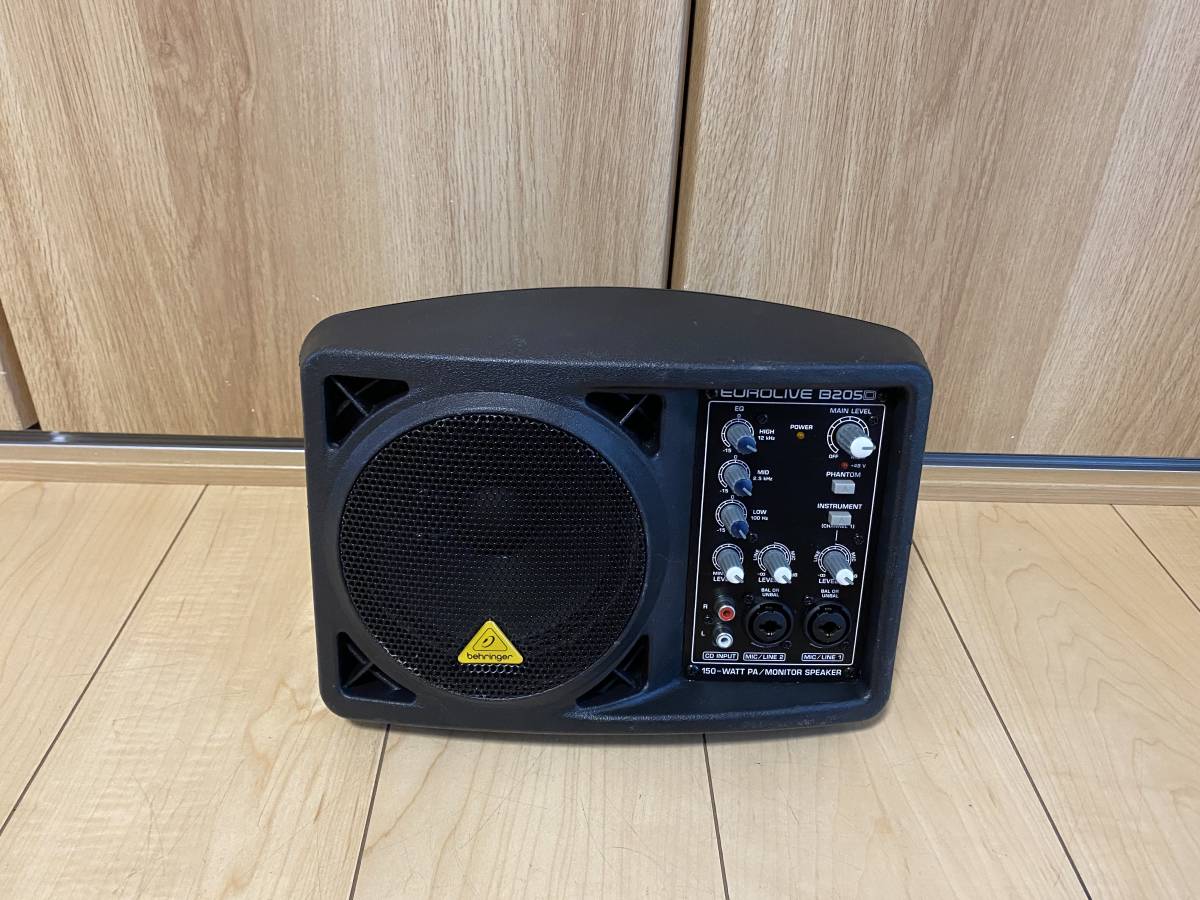 BEHRINGER B205D パワードスピーカー BEHRINGER B205D動作良品