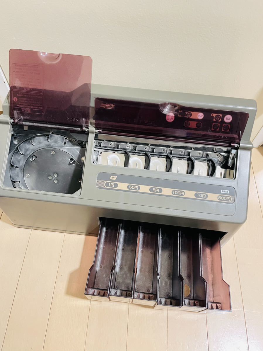 □ダイト 硬貨選別機 コインカウンター 勘太 DC-9□動作確認済 コイン