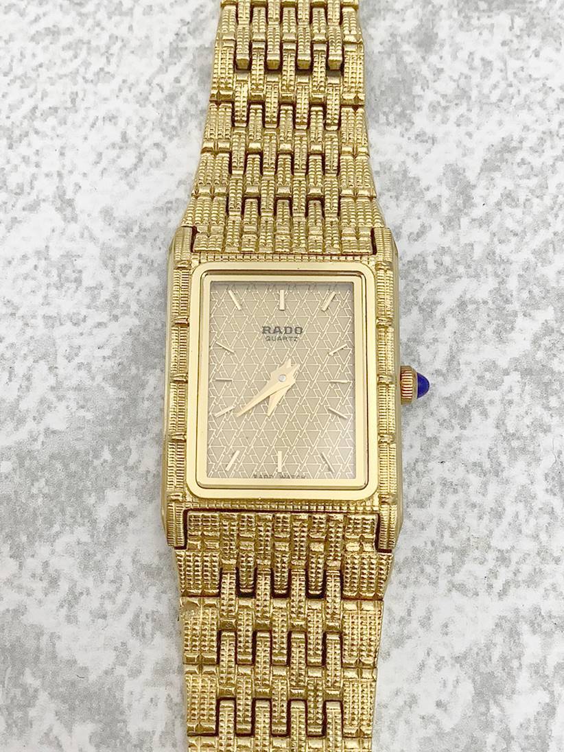 ◇腕時計◆RADO ラドー 133.9027.2 レディース腕時計 ゴールドカラー クォーツ 