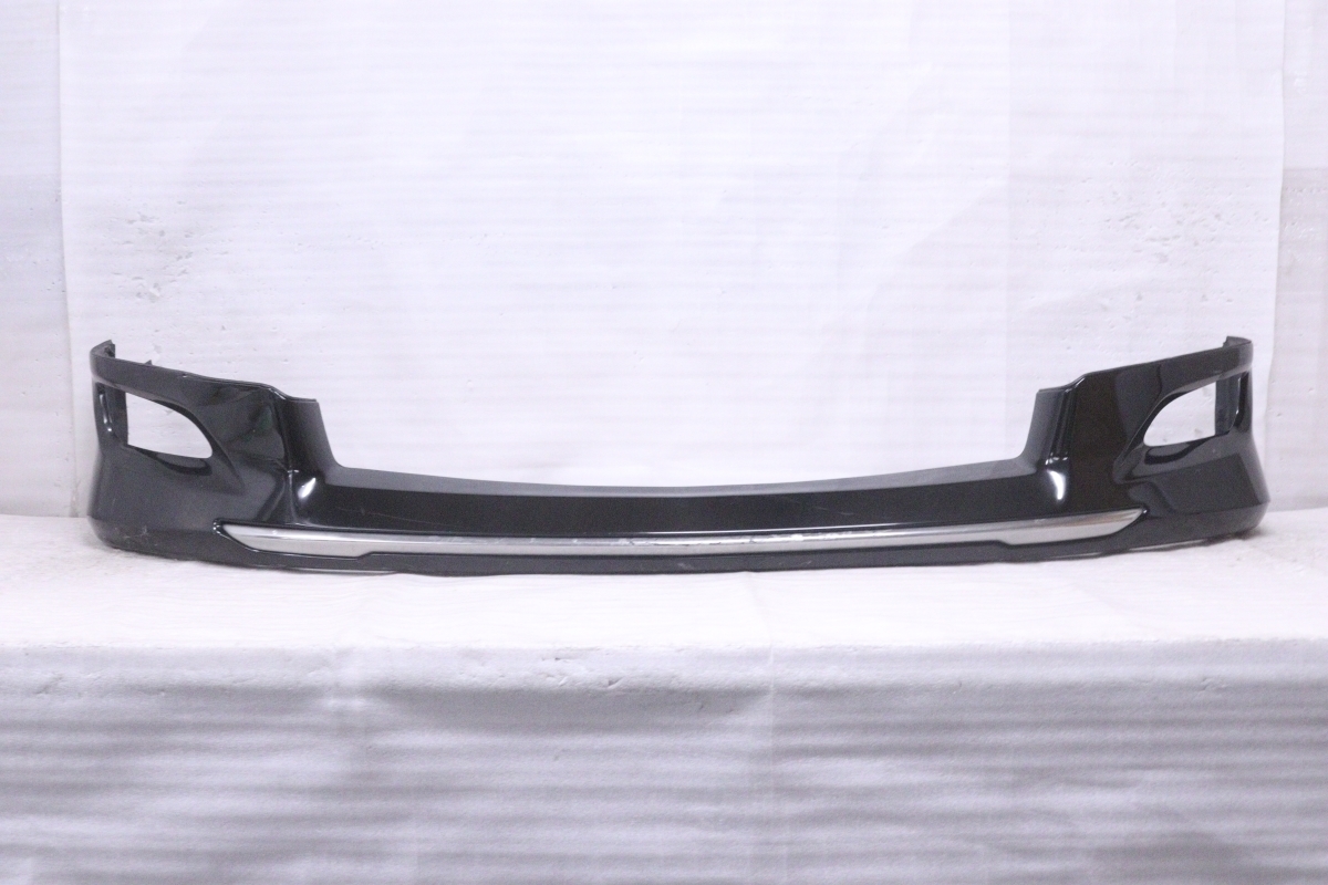 31-75★モデリスタ★前期 ANH20W アルファード G X フロントスポイラー★D2531-22310/223 ブラック ジャンク品★トヨタ (QT)