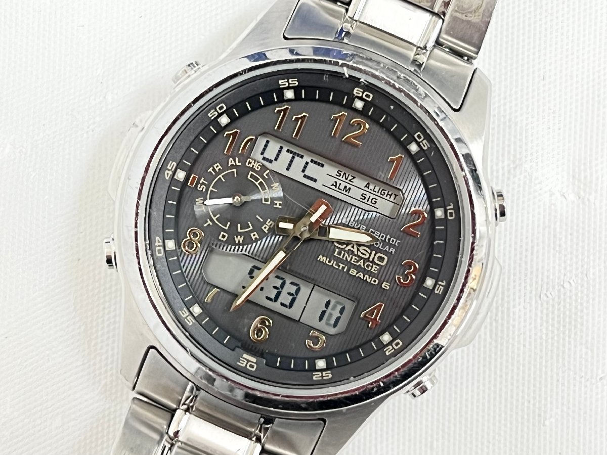 カシオ Yahoo!オークション - キングラム[27]CASIO LINEAGE ソーラー 