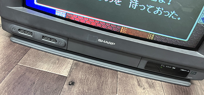 □SHARP SF1 スーパーファミコン内蔵テレビ 取説・コントローラー