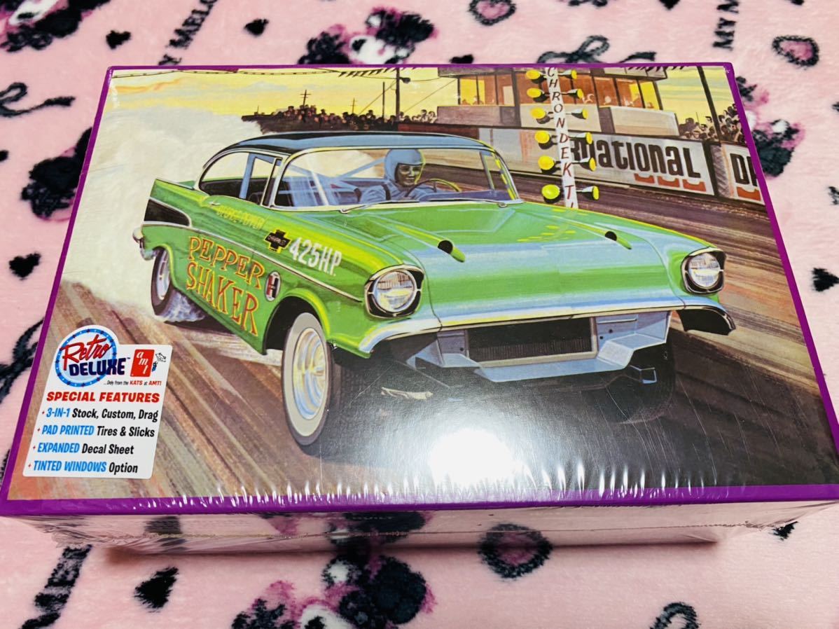 限定SALE，人気セール AMT/エーエムティー 1/25 1957 シェビー ベルエア 'ペッパーシェイカー' プラモデル '57 CHEVY BELAIR 'PEPPER SHAKER' 3in'1(ゼネラルモータース)｜売買されたオークション情報、yahoo ゼネラルモータース