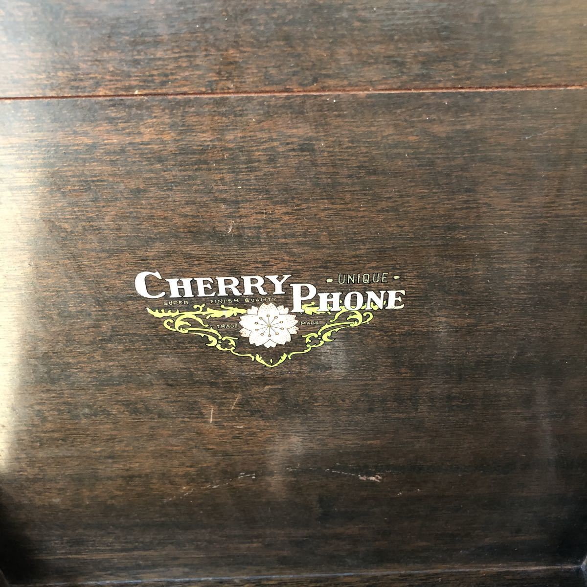 アンティーク 蓄音機 CHERRY PHONE サウンドボックス SPレコード用