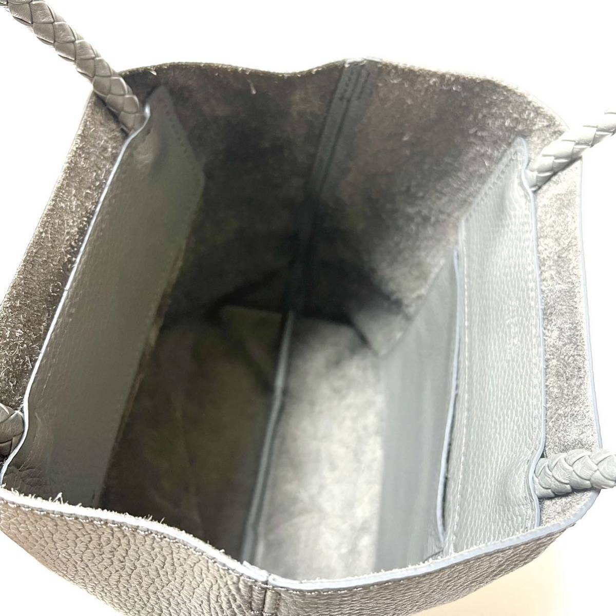 美品】HIROFU ヒロフ チェスター トートバッグ M 本革 ダークグレー 