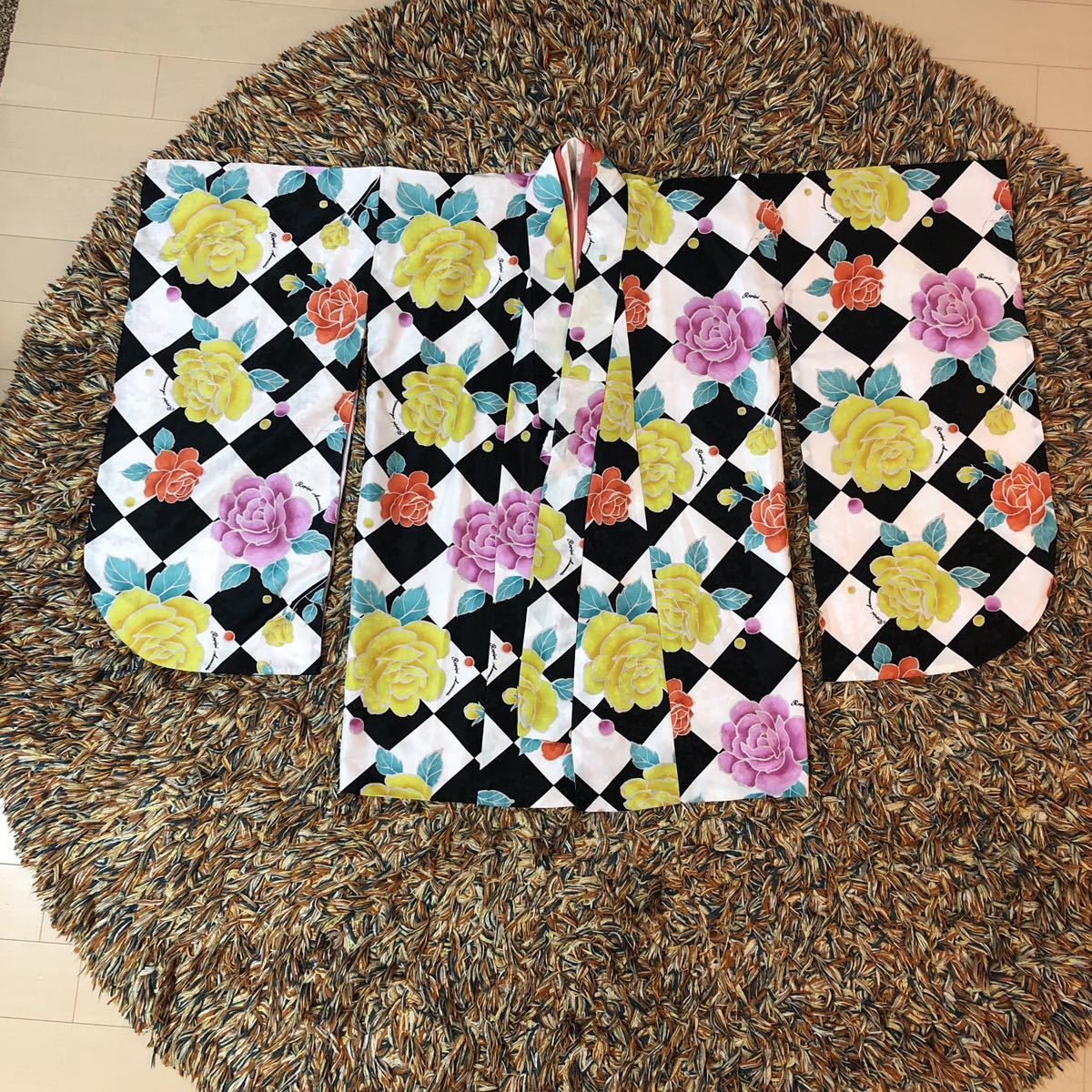 repipi armario レピピアルマリオ　袴　卒業式　卒服　振袖 市松柄　150 160