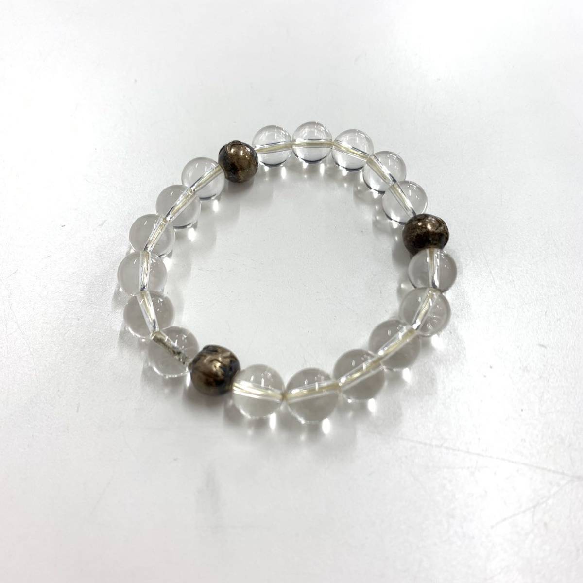 TK0112】矢沢永吉 E.YAZAWA SV925 ストーン ブレスレット アクセサリー