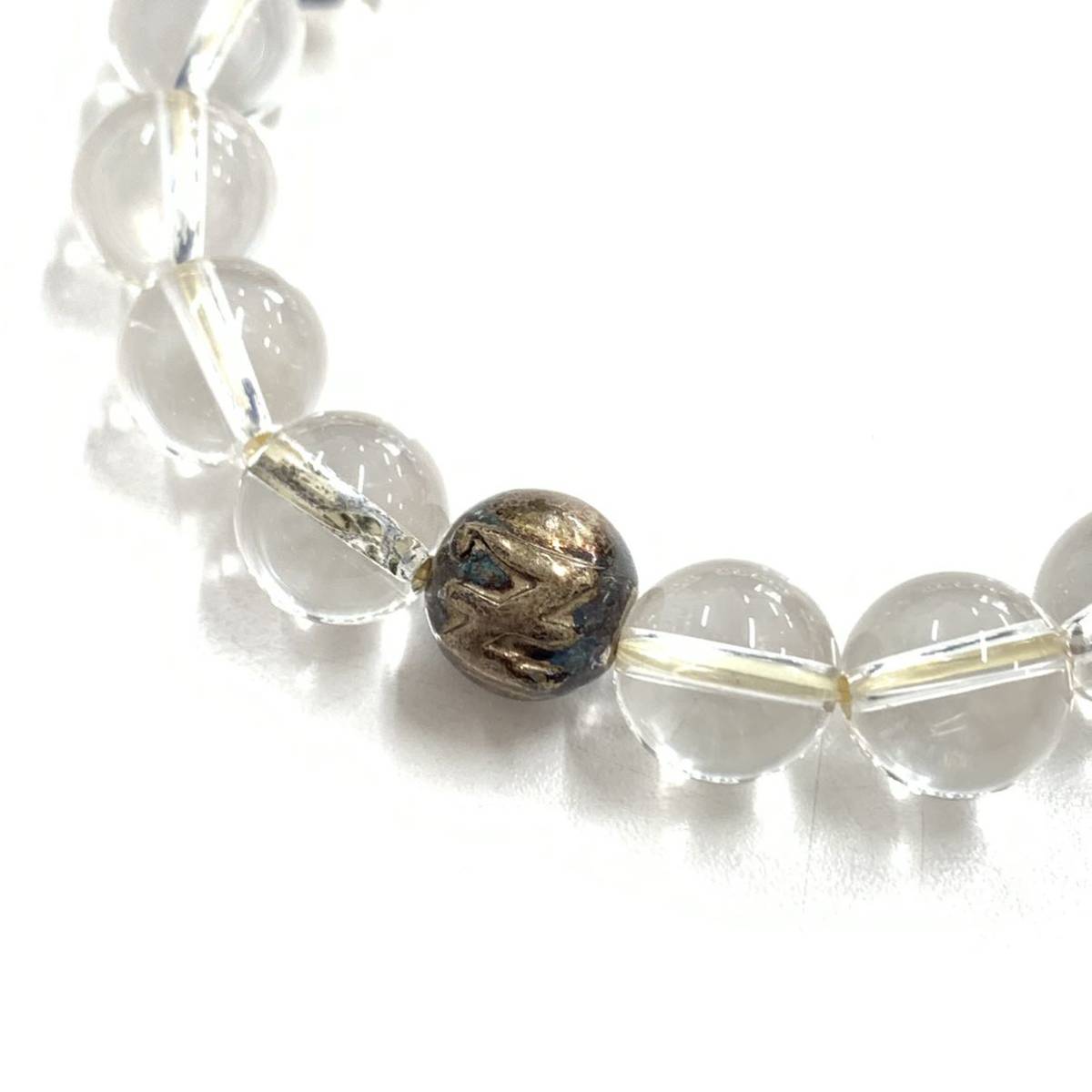 TK0112】矢沢永吉 E.YAZAWA SV925 ストーン ブレスレット アクセサリー