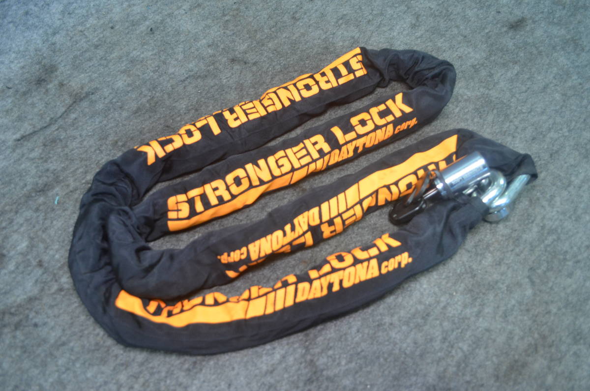 【人気定番，正規品】 Y23-0025 オートバイ盗難防止用 DAYTONA ストロンガーロック 品/STRONGER LOCK/バイク盗難防止装置/バイクロック(ワイヤーロック、チェーンロック)｜売買されたオークション情報、yahooの商品情報を ワイヤーロック、チェーンロック