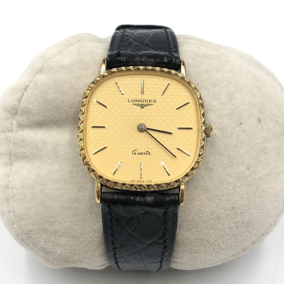 1.12KA-G50☆LONGINES 腕時計☆ロンジン/クオーツ/quartz/ブラック系