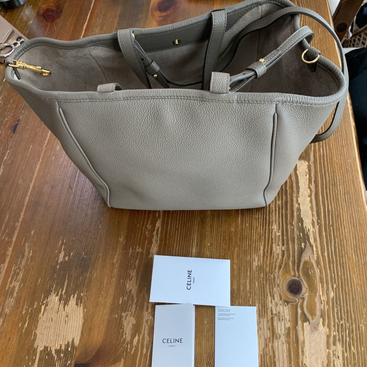 CELINE セリーヌ スモール フォールドカバ ハンドバッグ トートバッグ 