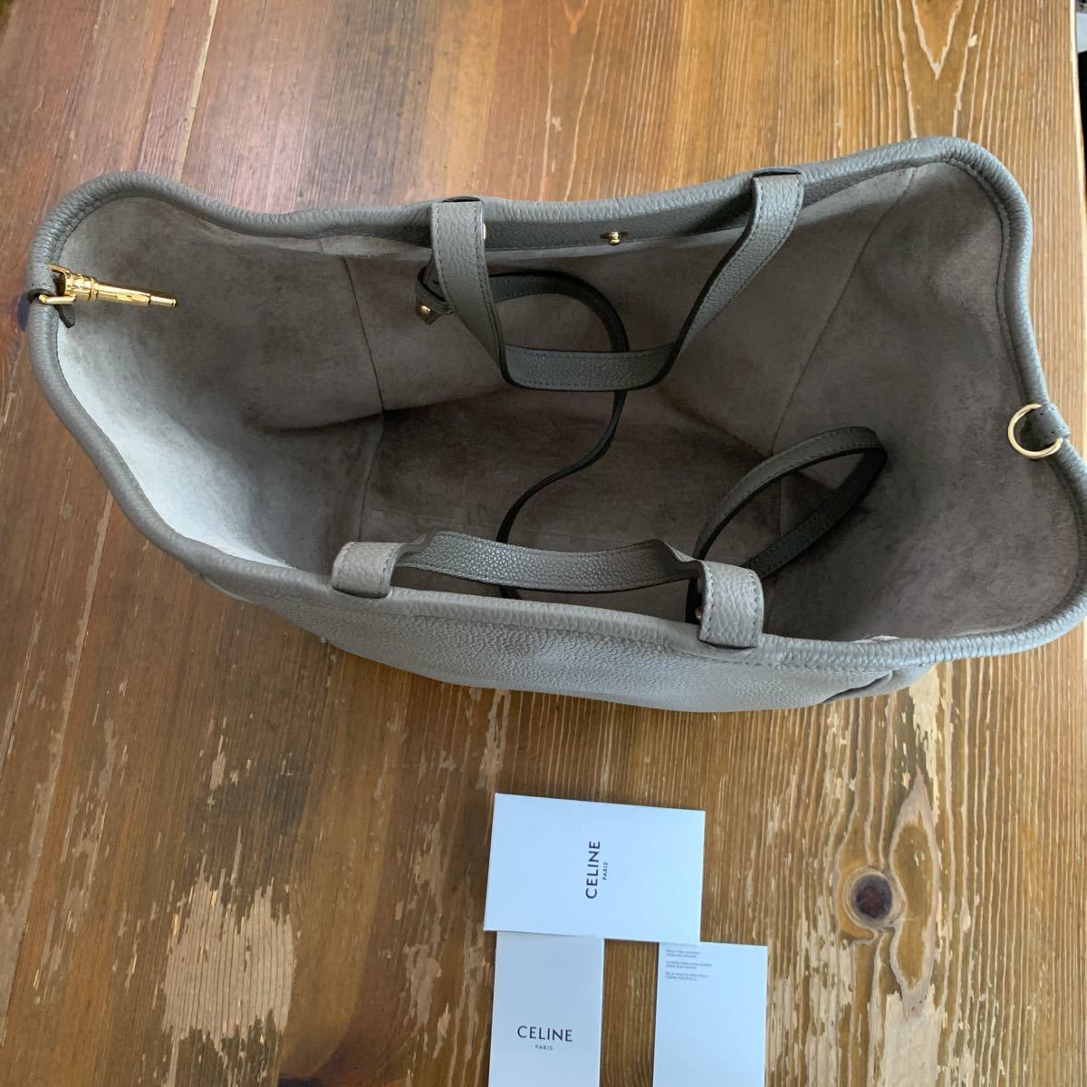 CELINE セリーヌ スモール フォールドカバ ハンドバッグ トートバッグ