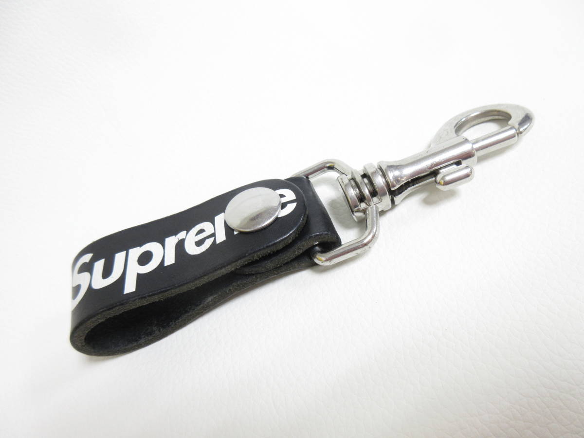 10302◇Supreme シュプリーム レザーキーホルダー ベルトキーパー