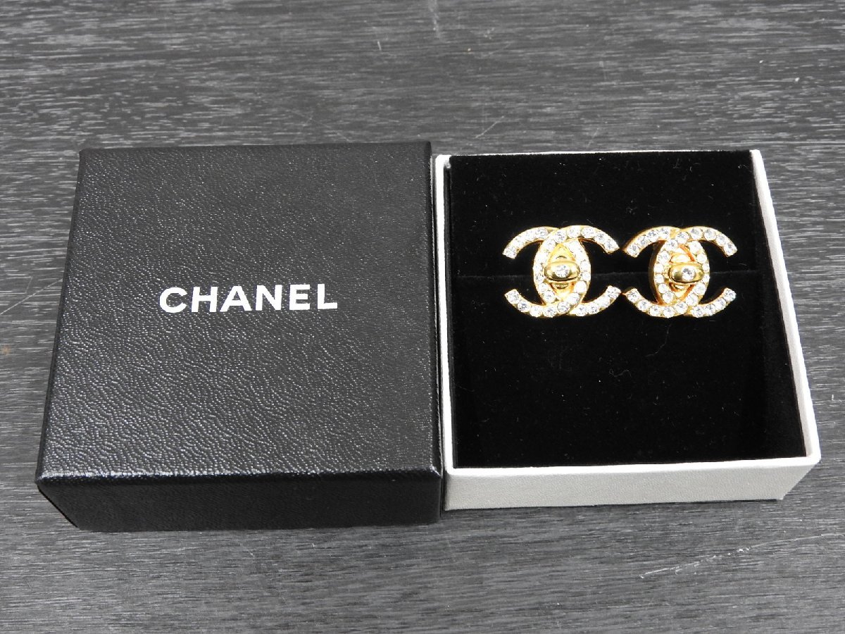 〇【神殿店】CHANEL シャネル ココマーク イヤリング 〇中古〇 【公式 