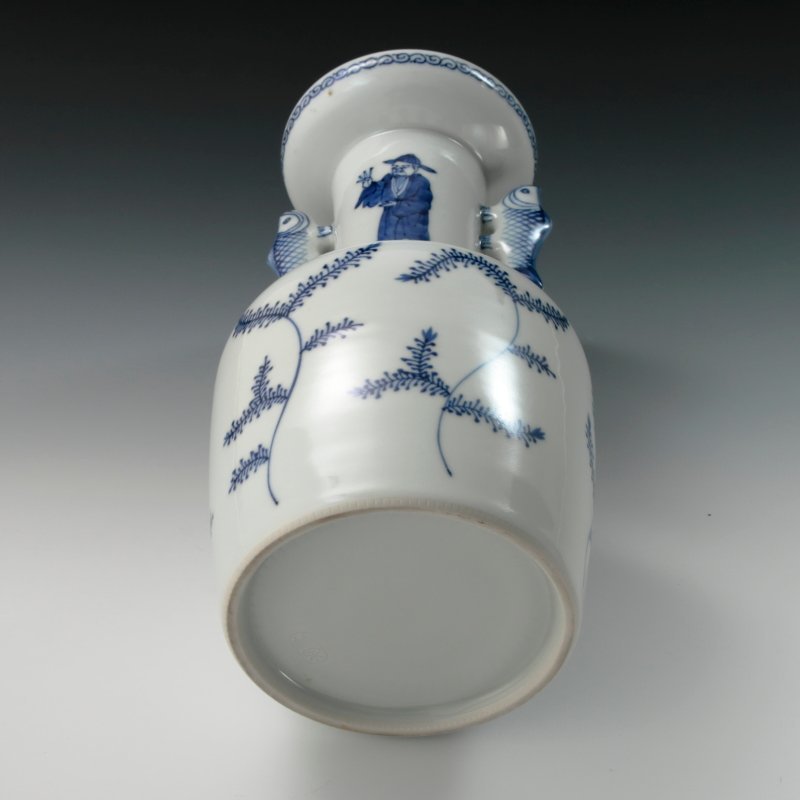 三浦竹泉 五代 『高砂花瓶』 京焼 清水焼 赤絵草花文三足香炉茶道具・