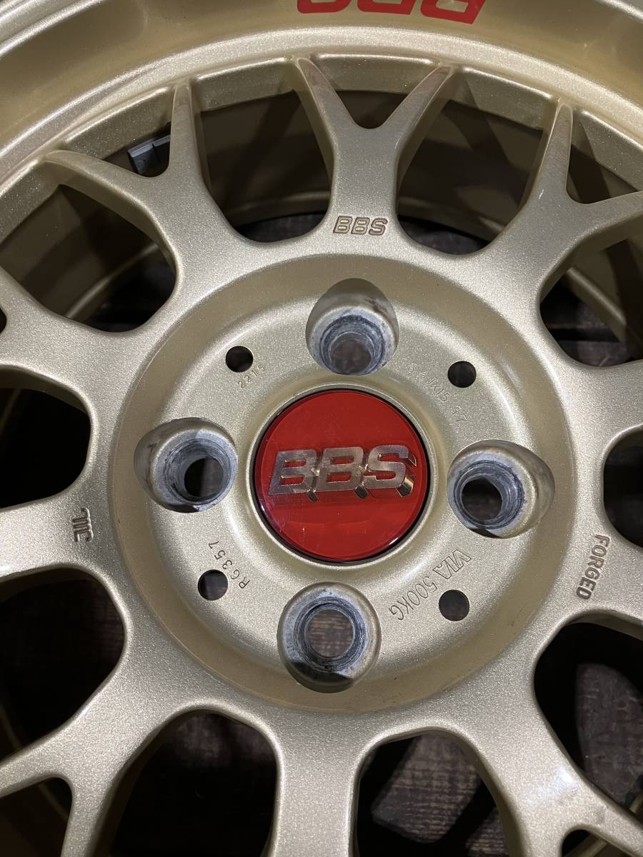 BBS はかない RG-F 鍛造 RG357 6.5J PCD100 4H 4穴 ET37