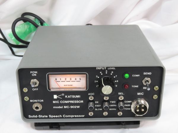CB無線 KATSUMI MC-902W 美品 マイクコンプレッサー NASA4P KATSUMI