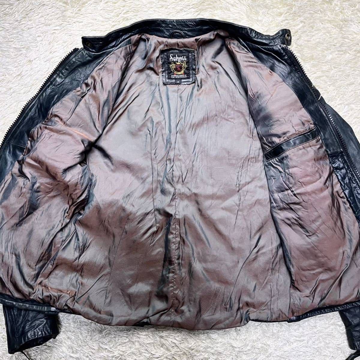 幻の逸品】SCHOTT ショット 馬革 ホースレザー 本革 ホースハイド