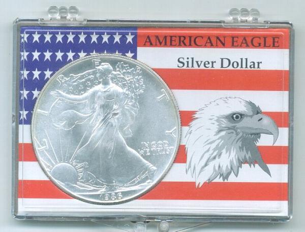 R*a様 アメリカ　1オンス　1ドル銀貨　1986年 アメリカ United States of America リバティコイン 自由の女神 1ドル